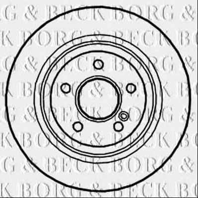 BORG & BECK bbd5299 -  Тормозной диск